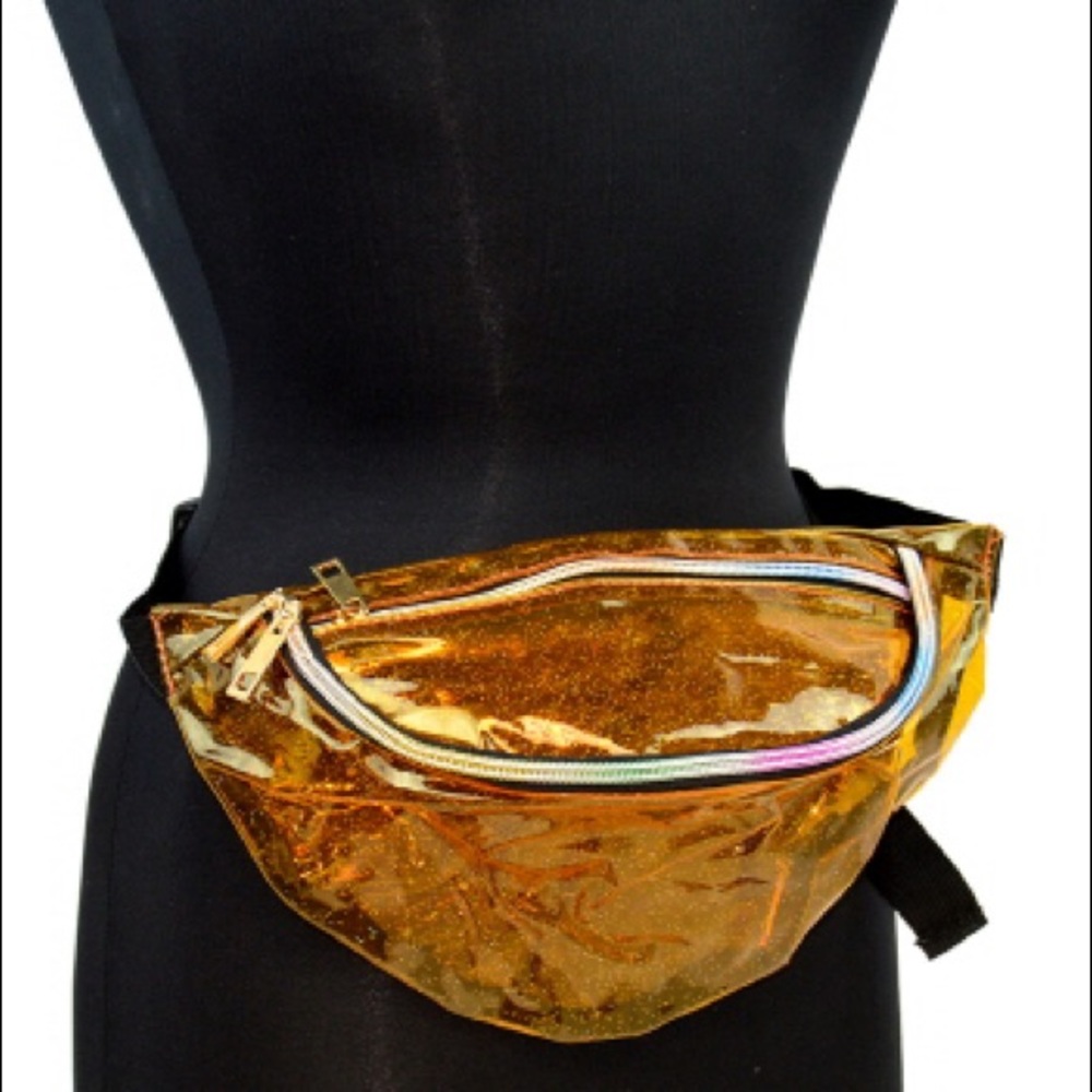 Clear Fanny Pack adjustable sizing